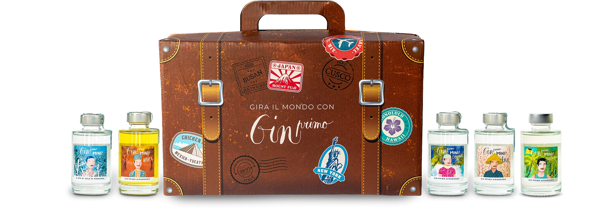 Valigetta Giramondo Gin Primo - Kit degustazione Pasqua